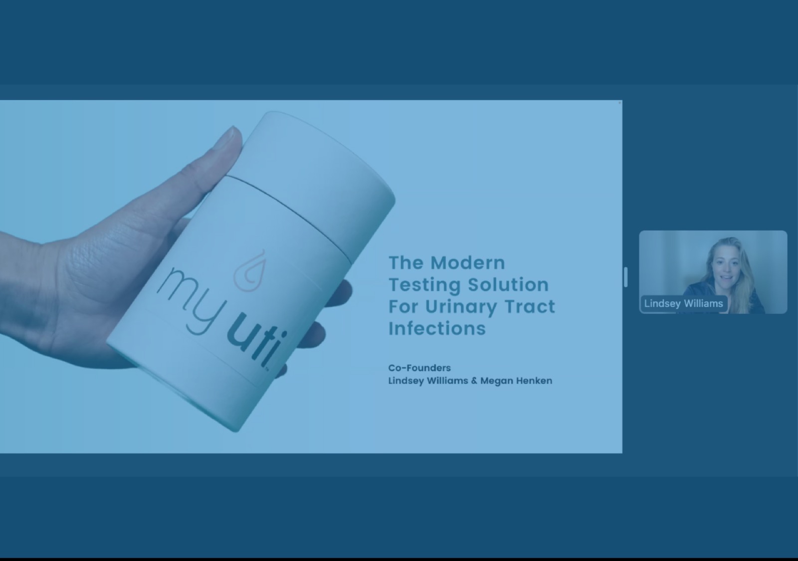 MyUTI presentation at Atlanta Startup Convos