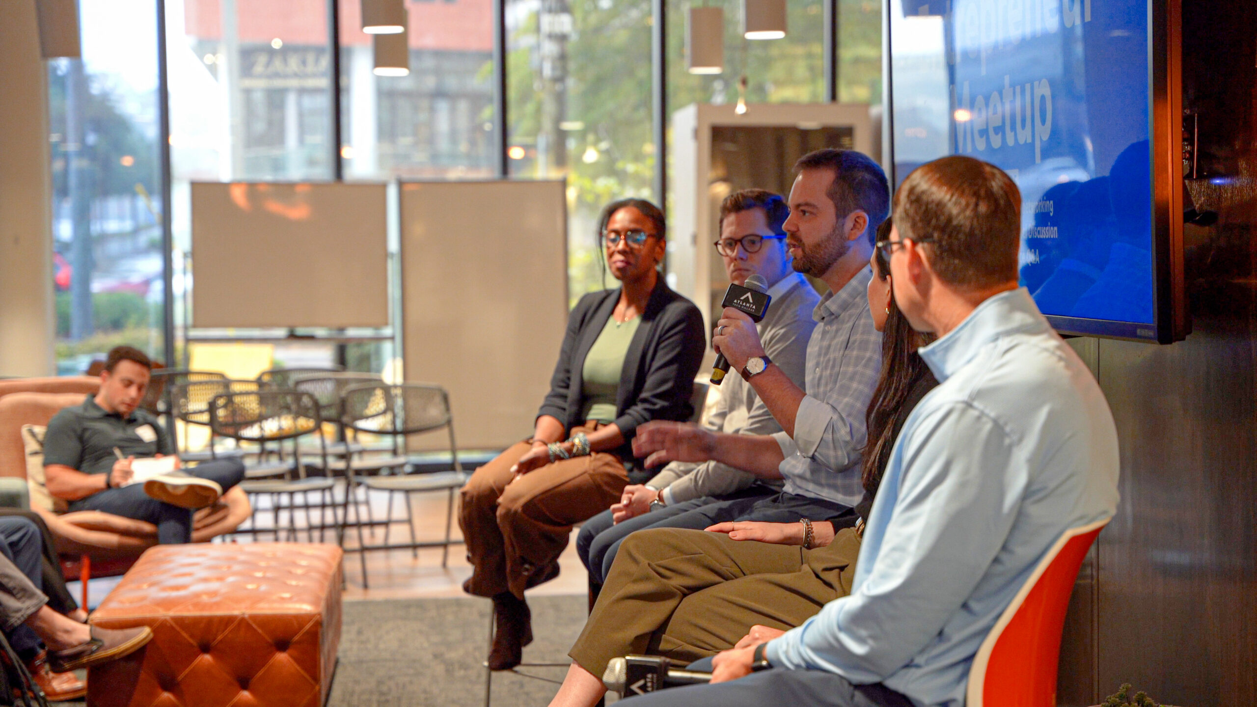 Entrepreneurs gathered at the event