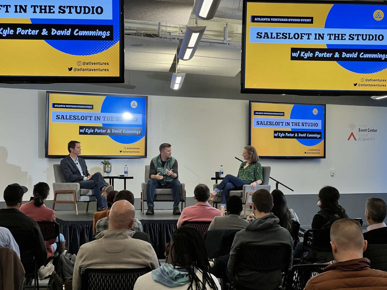 Salesloft in the Studio fireside chat with Kyle Porter and David Cummings