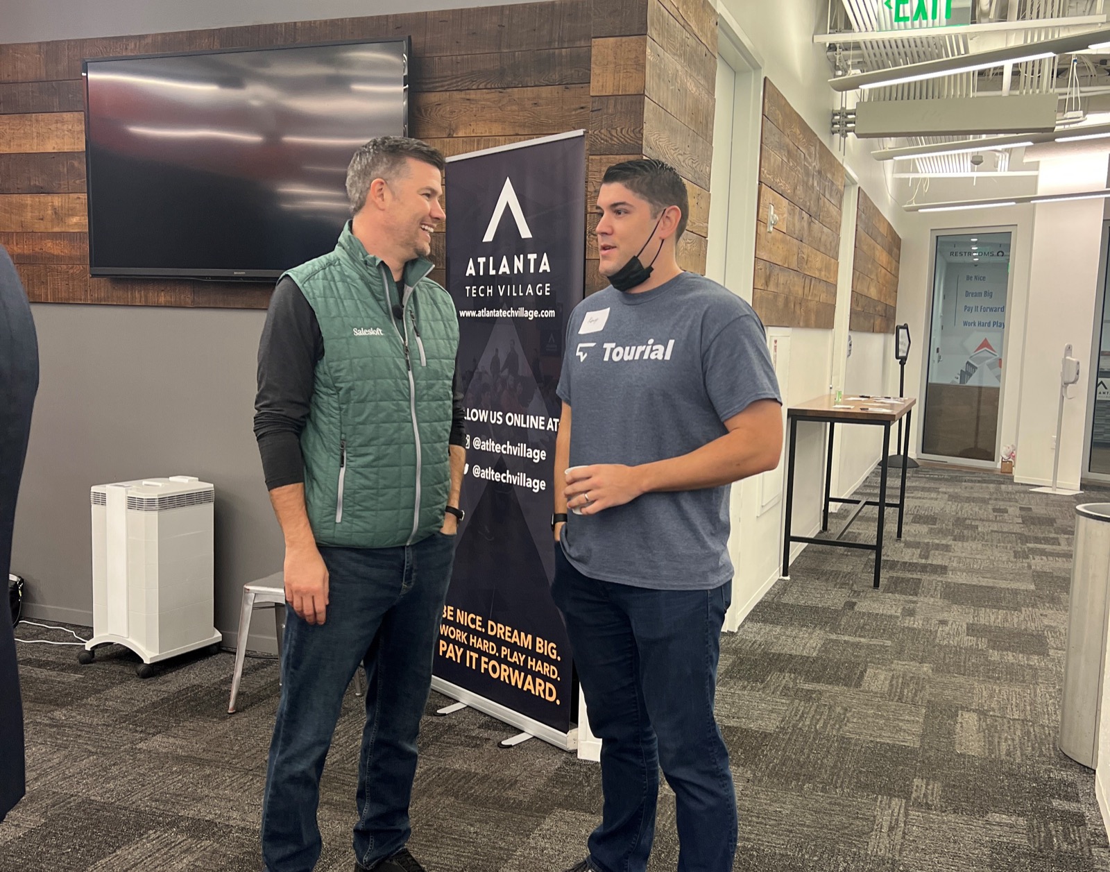 Kyle Porter and David Cummings at Atlanta Ventures Studio